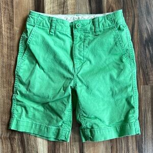 Boys GAP Green Chino Shorts Size 8